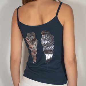 Subdued Women's Navy Tank Top